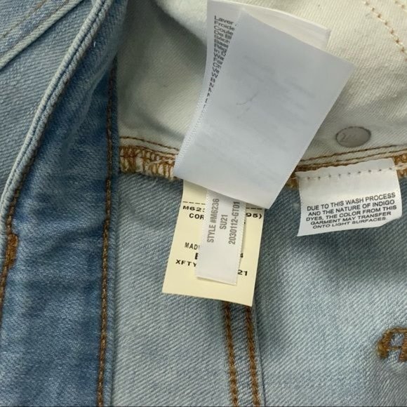 Madewell Womens denim shorts high rise Distressed 34 waist - Picture 14 of 16